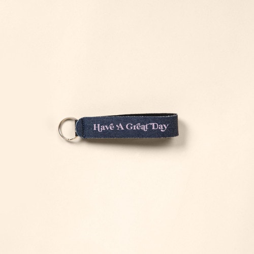 DENIM NEOPRENE - WRIST STRAP KEY HOLDER