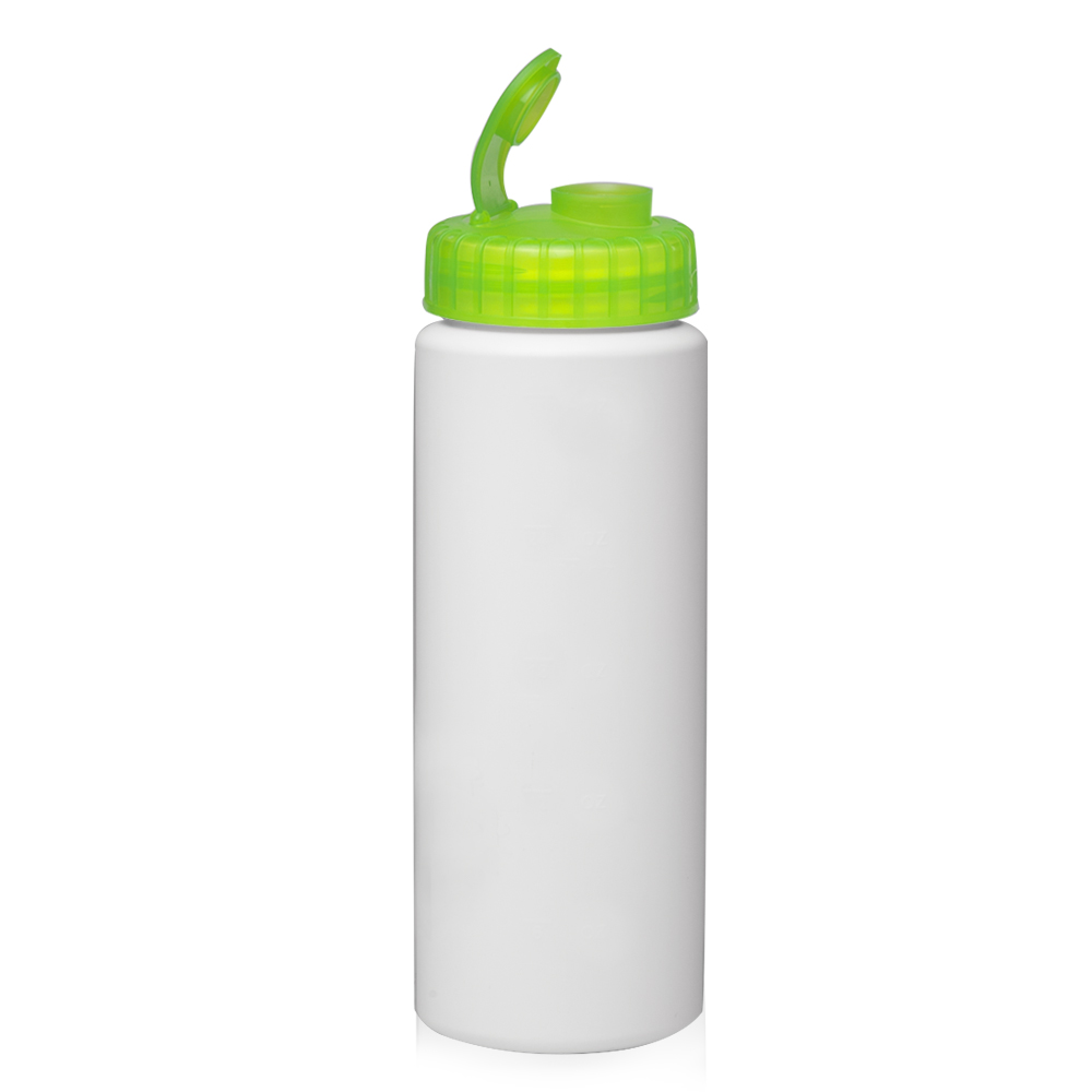 32 oz HDPE Plastic Water Bottle with Sipper Lid 7