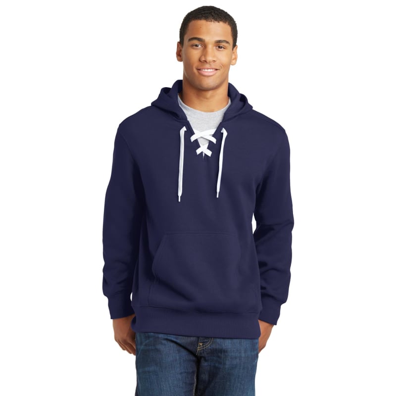 Sport-Tek Lace Up Pullover Hooded Sweatshirt., custom hoodie or sweatshirt with logo imprint 6