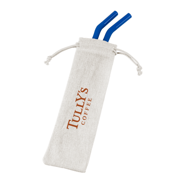 Reusable Stainless Steel Two Straw Set 21