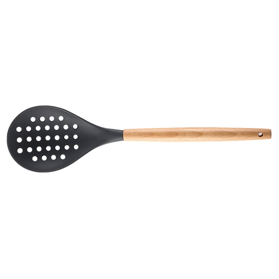 Silicone Cooking Or Serving Utensil With Wooden Handle 30