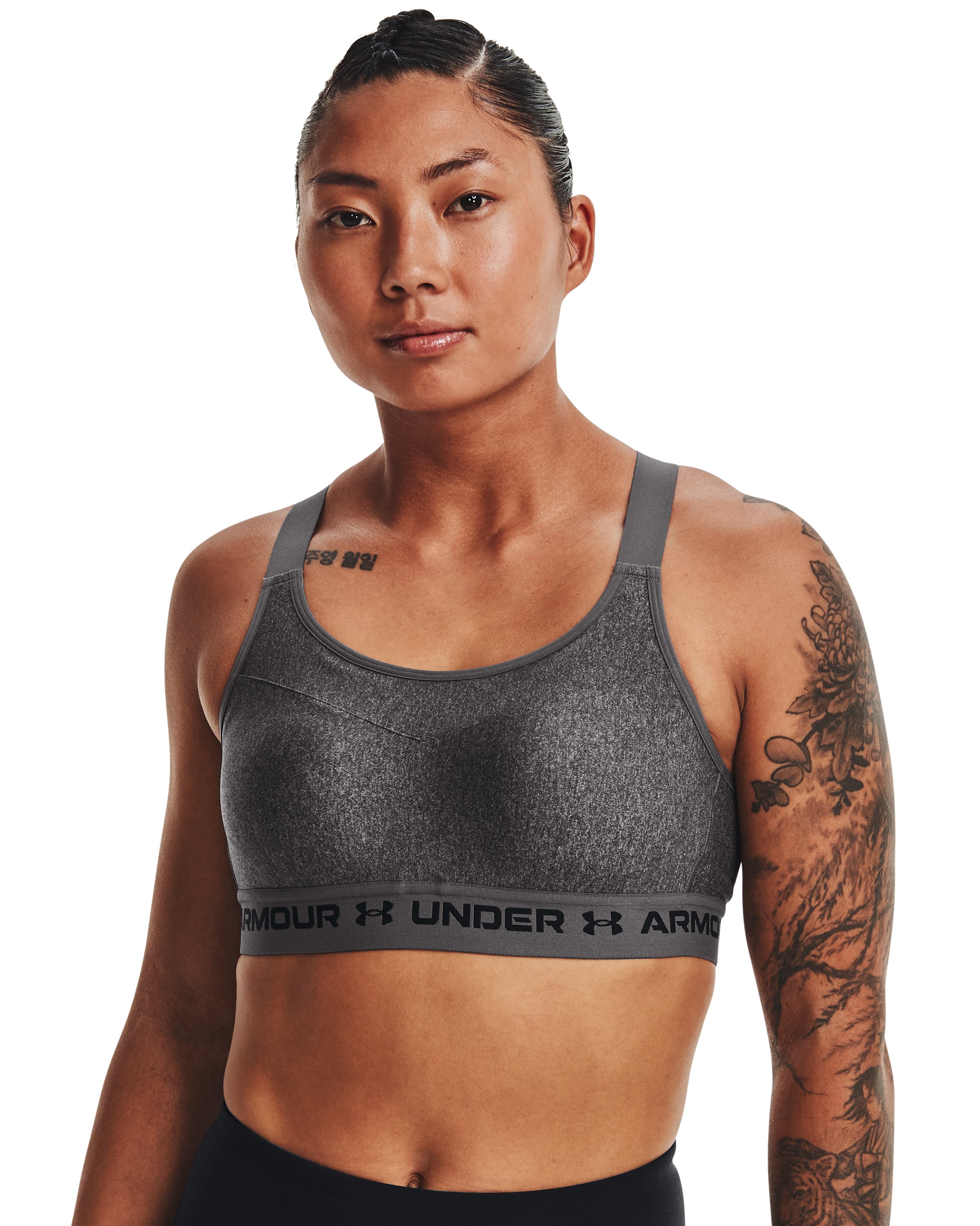 Armour High Crossback Heather Women's Sports Bra 2