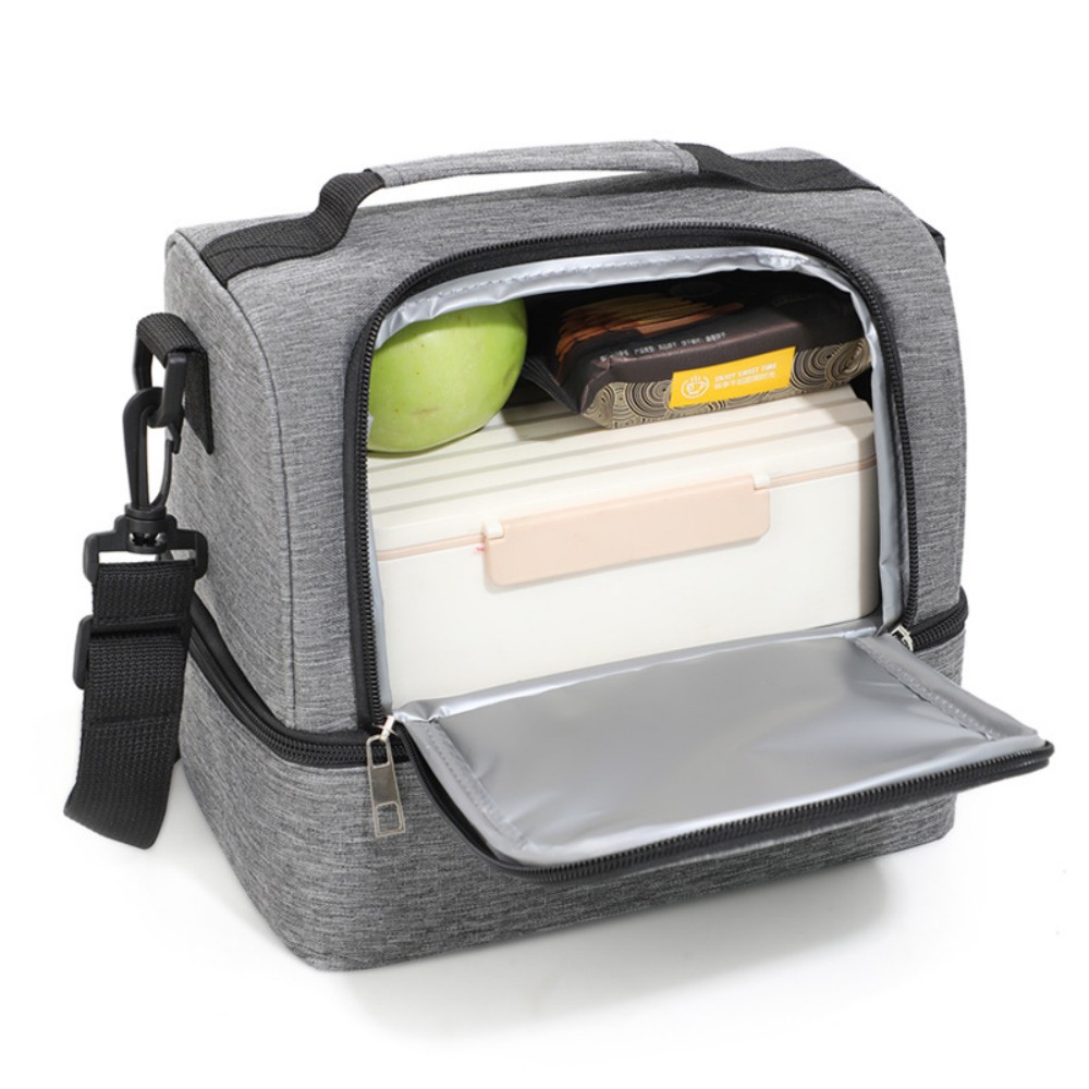 Portable Double-Layer Lunch Bag 5