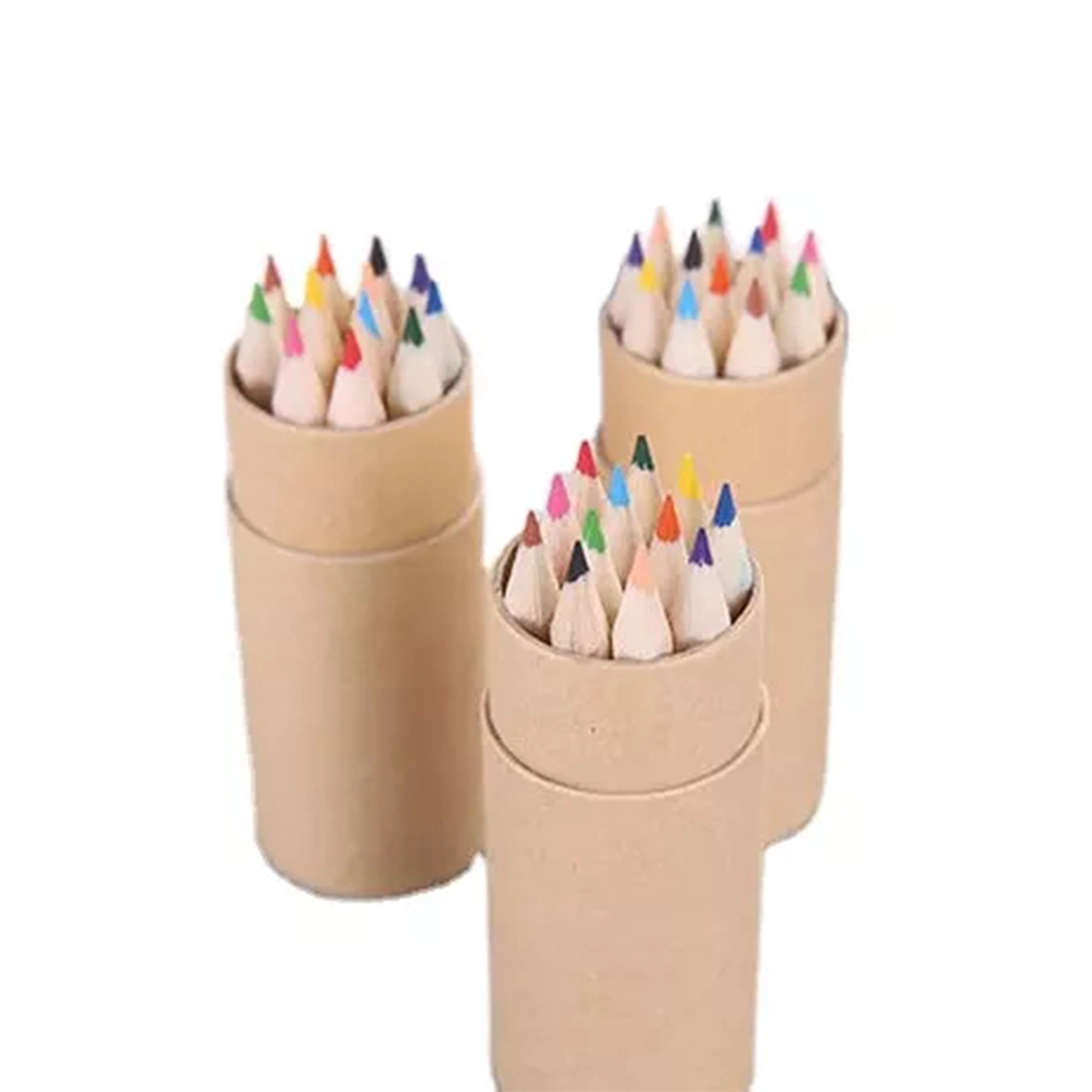 Pencil Set With Sharpener 12 Colors 2