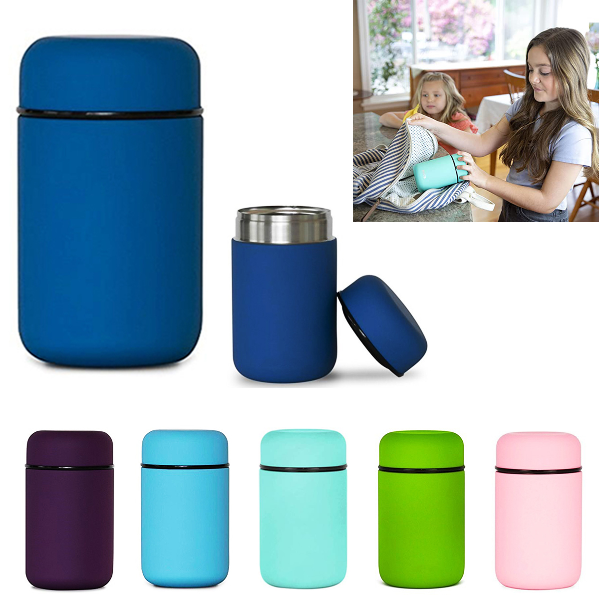 13.5oz Stainless Steel Lunch Thermos 3