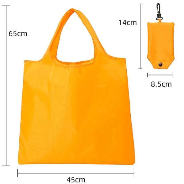 Large Santorini Foldaway Shopping Tote Bag - 210D Polyester 2