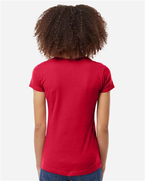Women's Fine Jersey V-Neck T-Shirt - 214 52