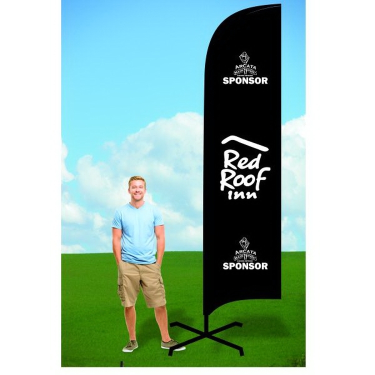 11ft Banner Flag with X Stand-Double