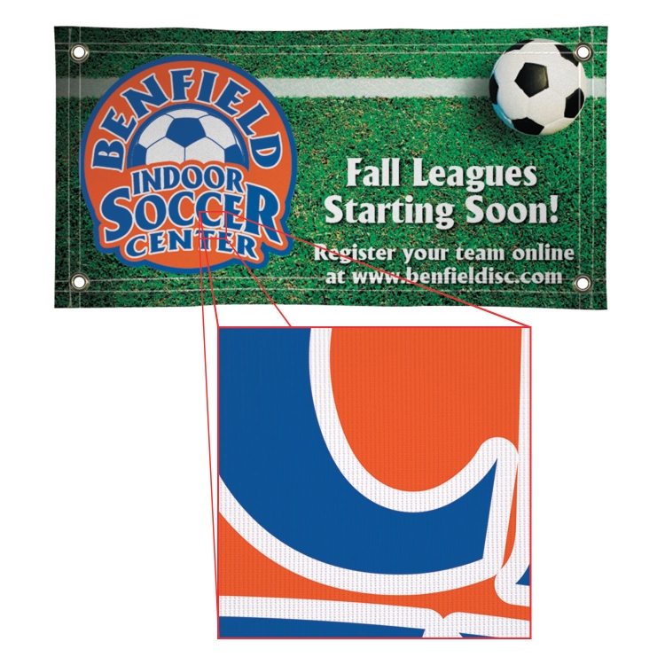 2' X 4' Super Poly Knit Fabric Banner 6