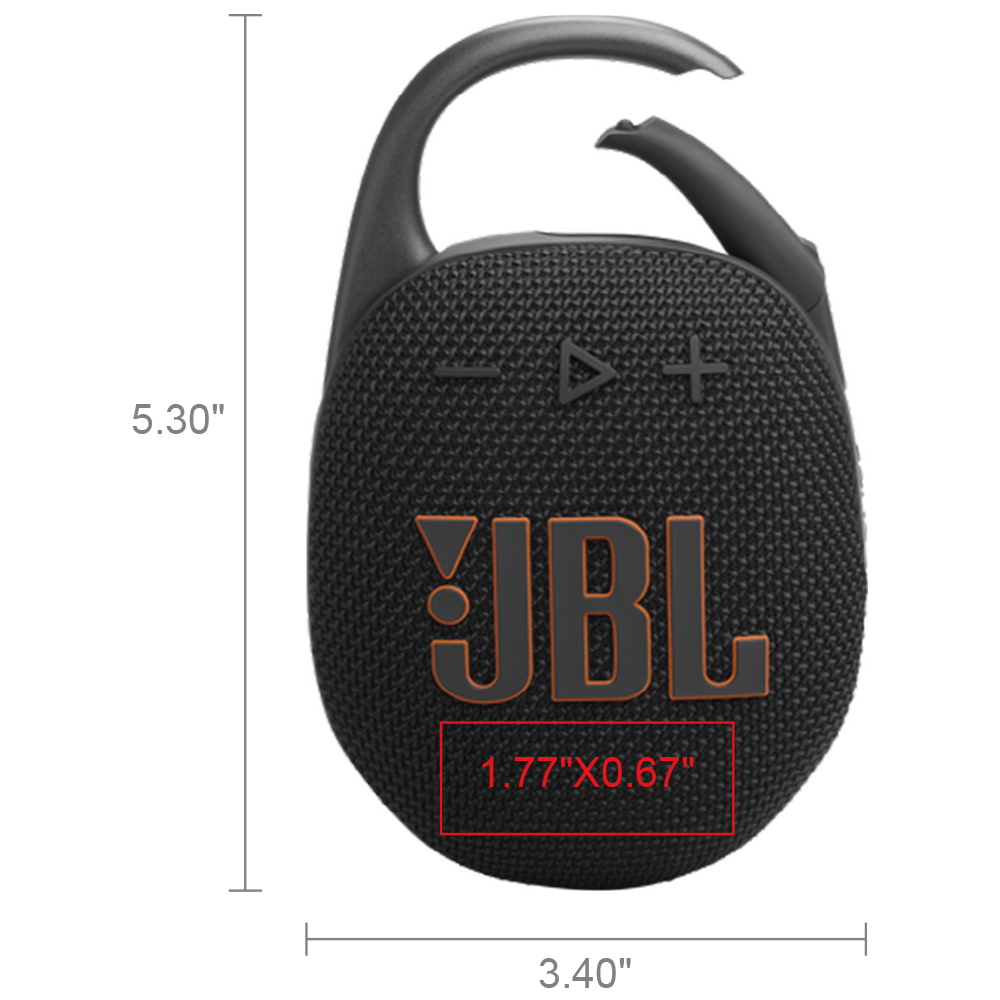 Custom JBL Clip 5 Portable Waterproof Bluetooth Speaker