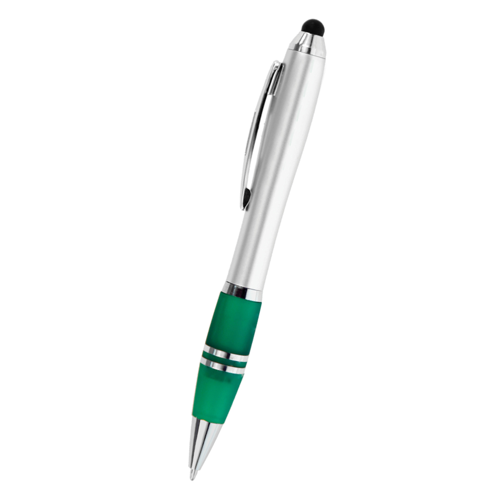 Blitz Silver Twist Action Stylus Ballpoint Pen 9