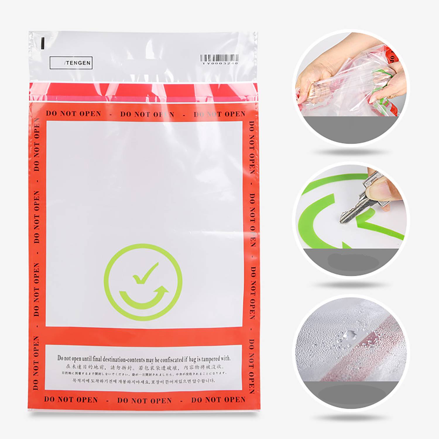 Clear Duty-Free Airport Shopping Bag 3