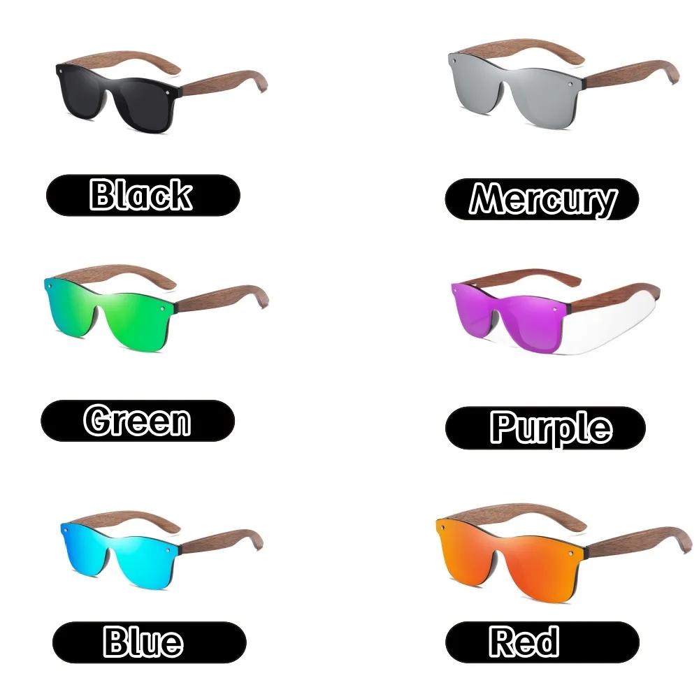 Wholesale Walnut Wood Polarized Sunglasses 4