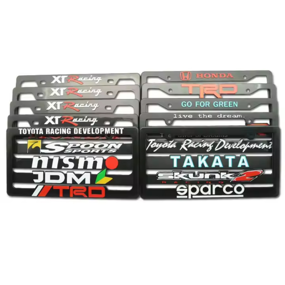 ABS Plastic License Plate Frame - Custom Shape Available 2