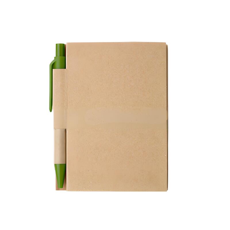Classic A6 Notebook W/ Kraft Paper Cover & Pen 3