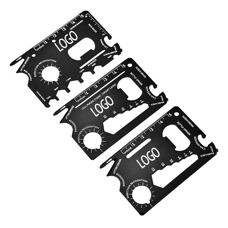 Multi-Function Hand Tool Metal Tactical Survival Pocket in Credit Card Sized 2