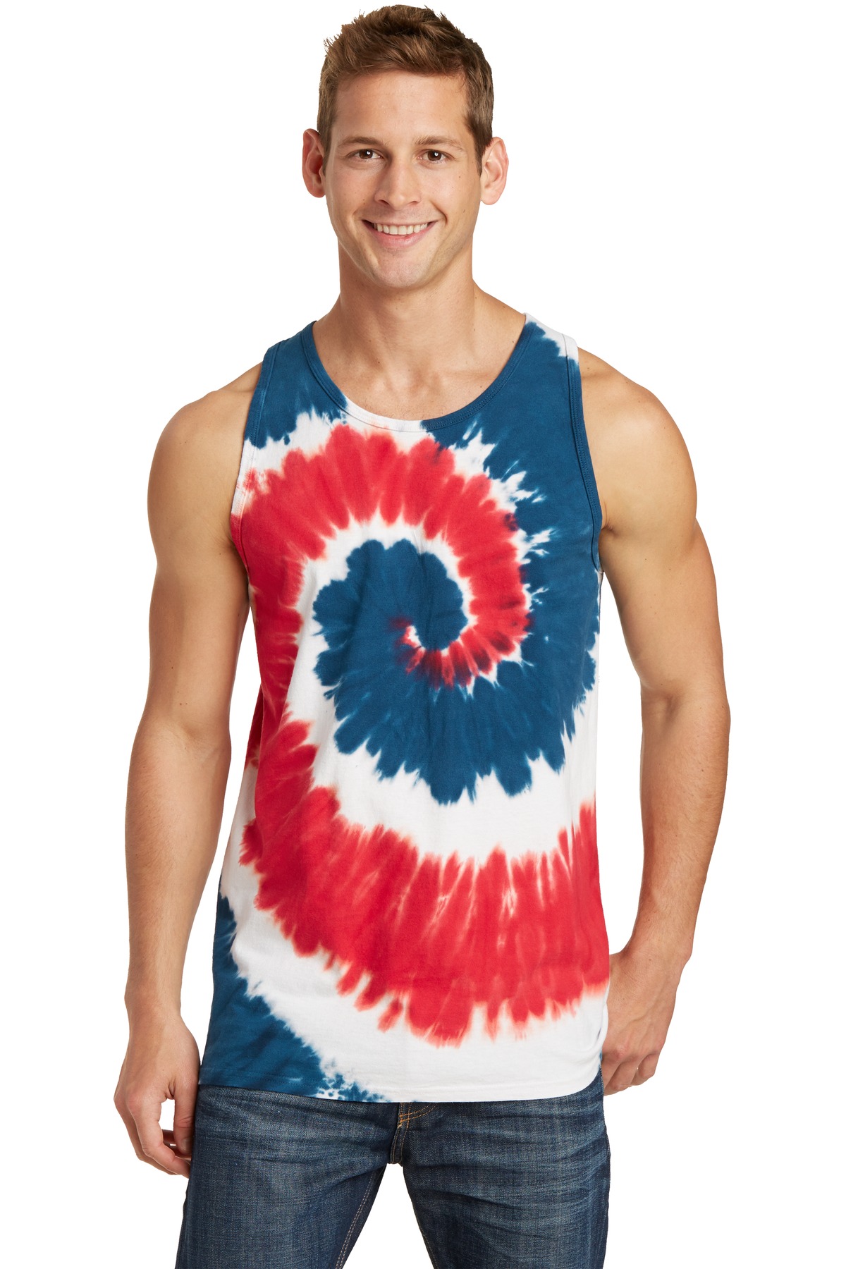 Port & Co Tie-Dye Tank Top. PC147TT 53