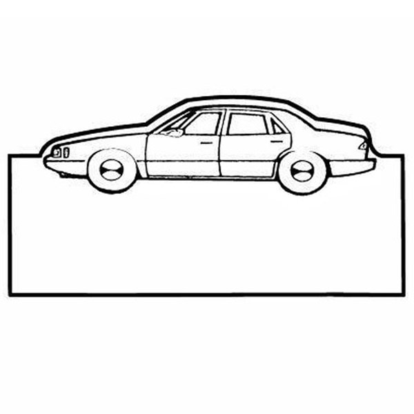 Magnet - Car On Box - Full Color 1