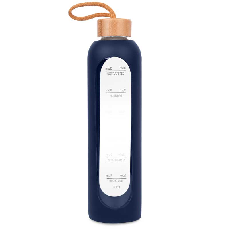 36 Oz Drink Up Glass Silicone Water Tumbler 2