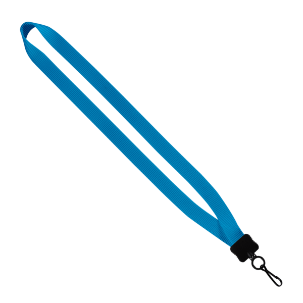 3/4" Smooth Nylon Lanyard with Plastic Clamshell, O-Ring & Metal Swivel Sna 41