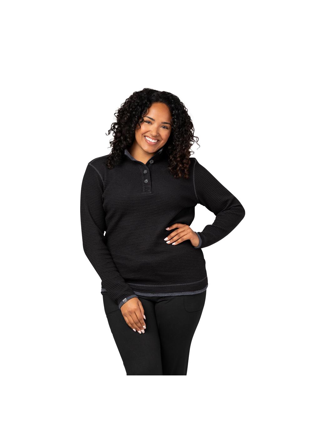 Storm Creek Women's Maverick Waffle Knit Button Up