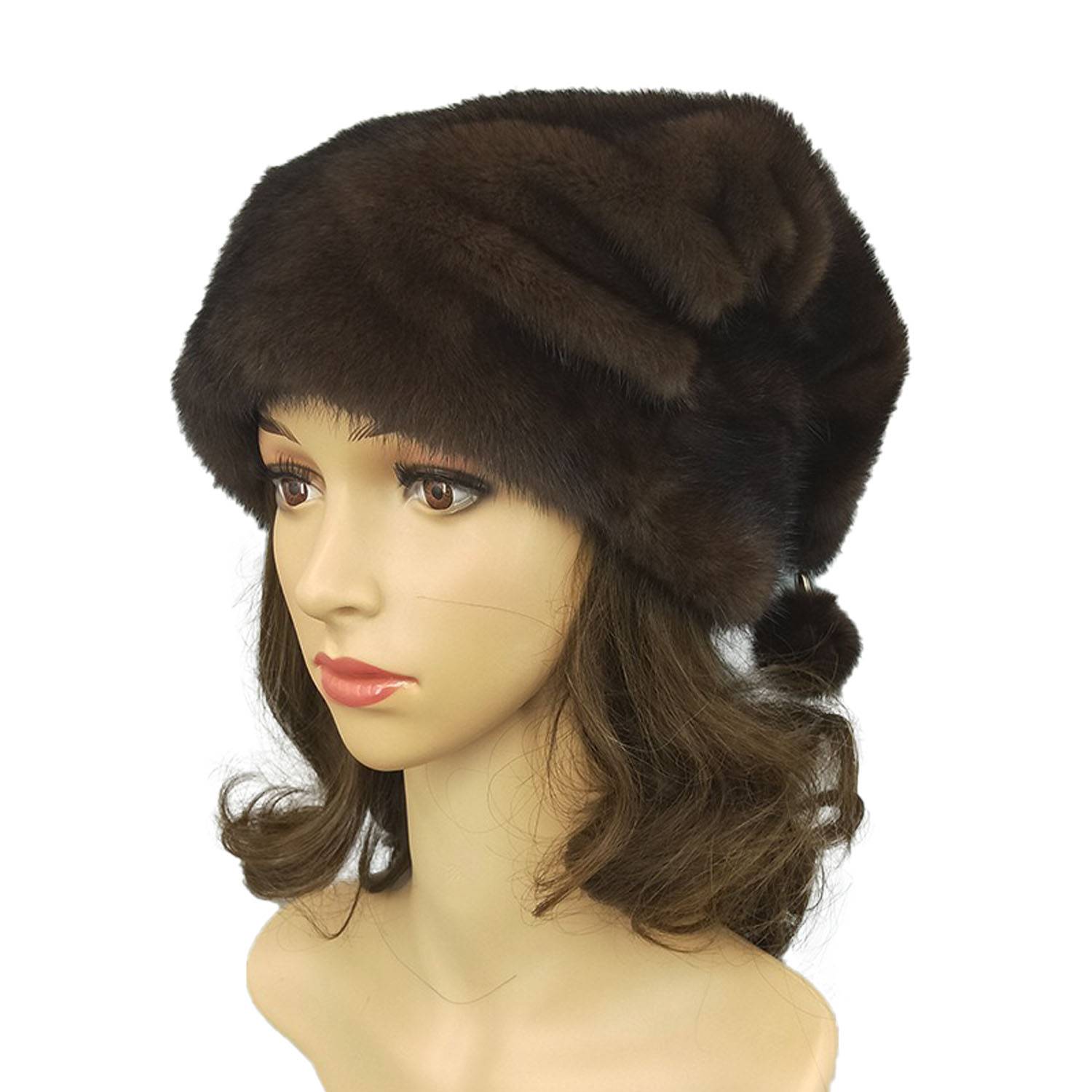Fur Material Winter Warm Christmas Hat 6