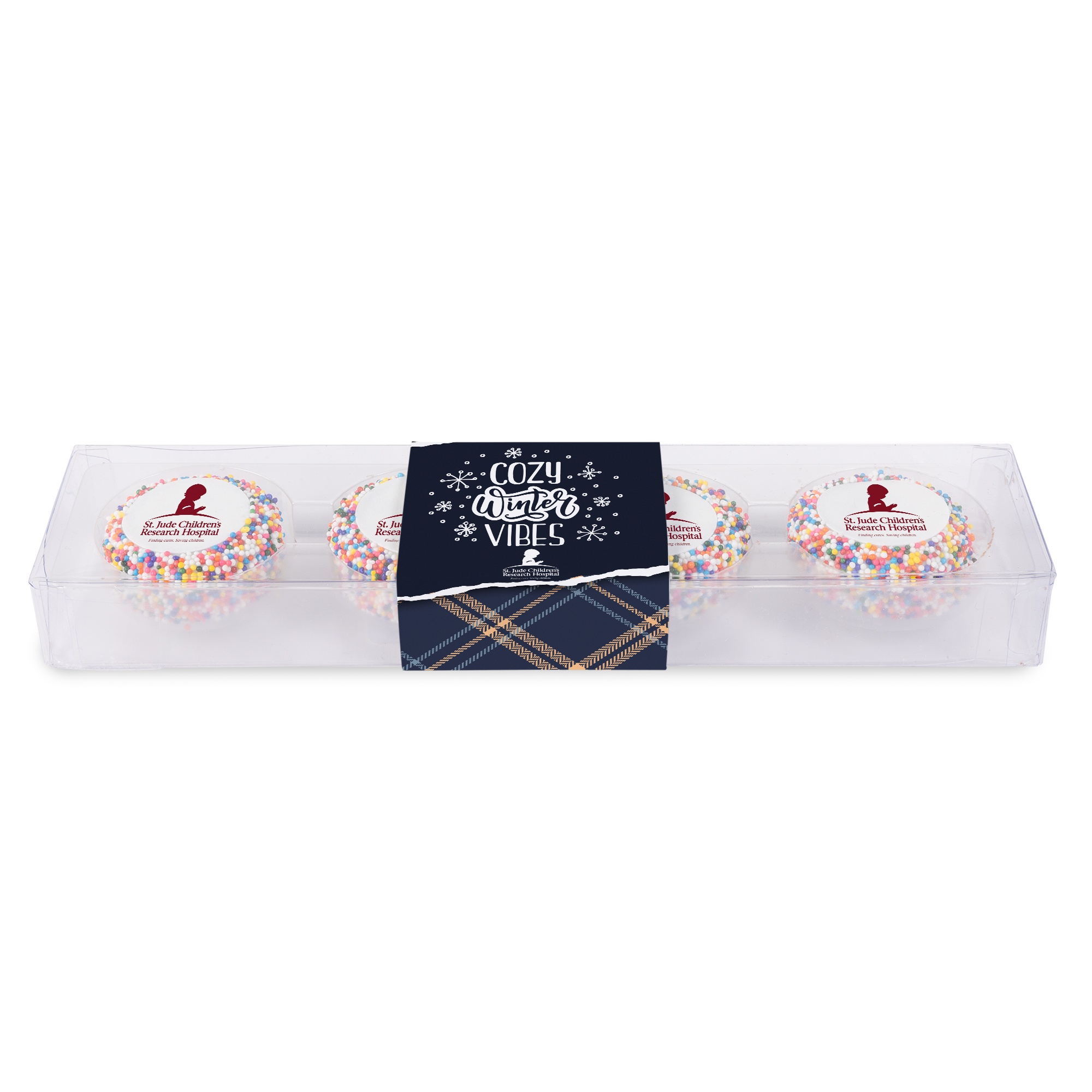 Custom Dipped Sandwich Cookies - 4pc 1