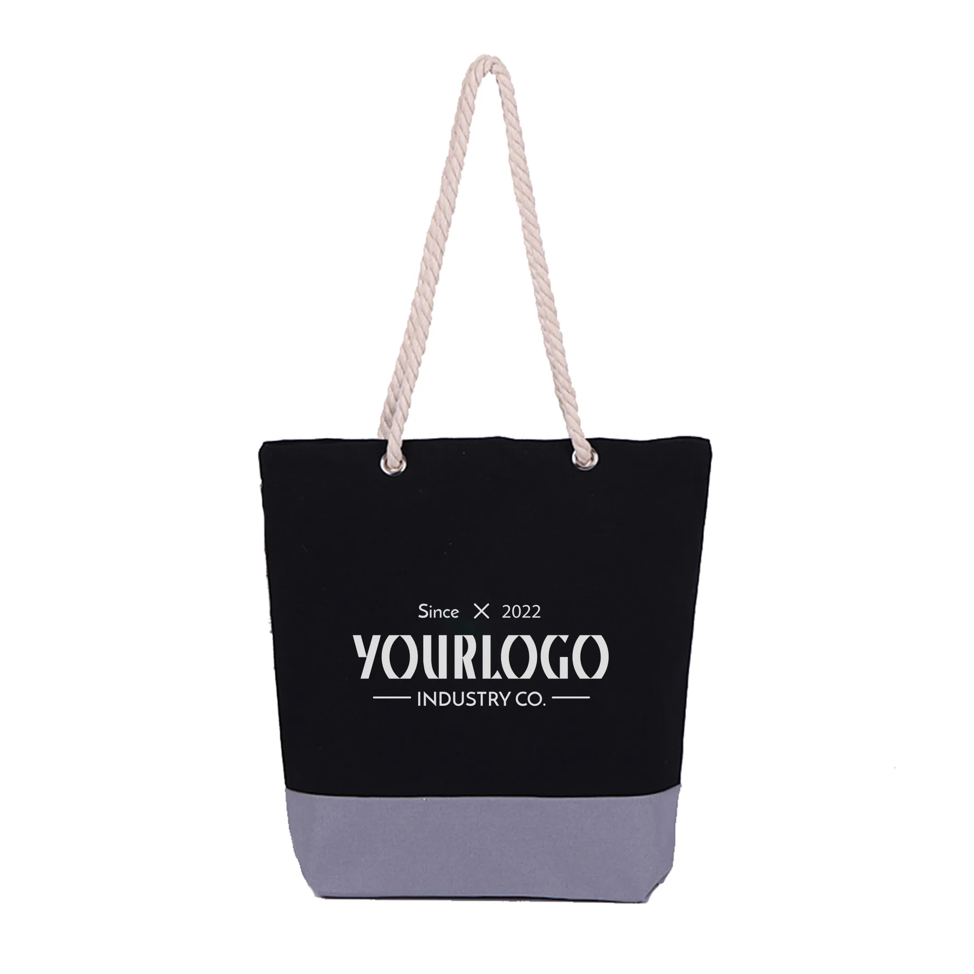 Canvas Tote Bag With Handle, custom tote bag with logo imprint 3