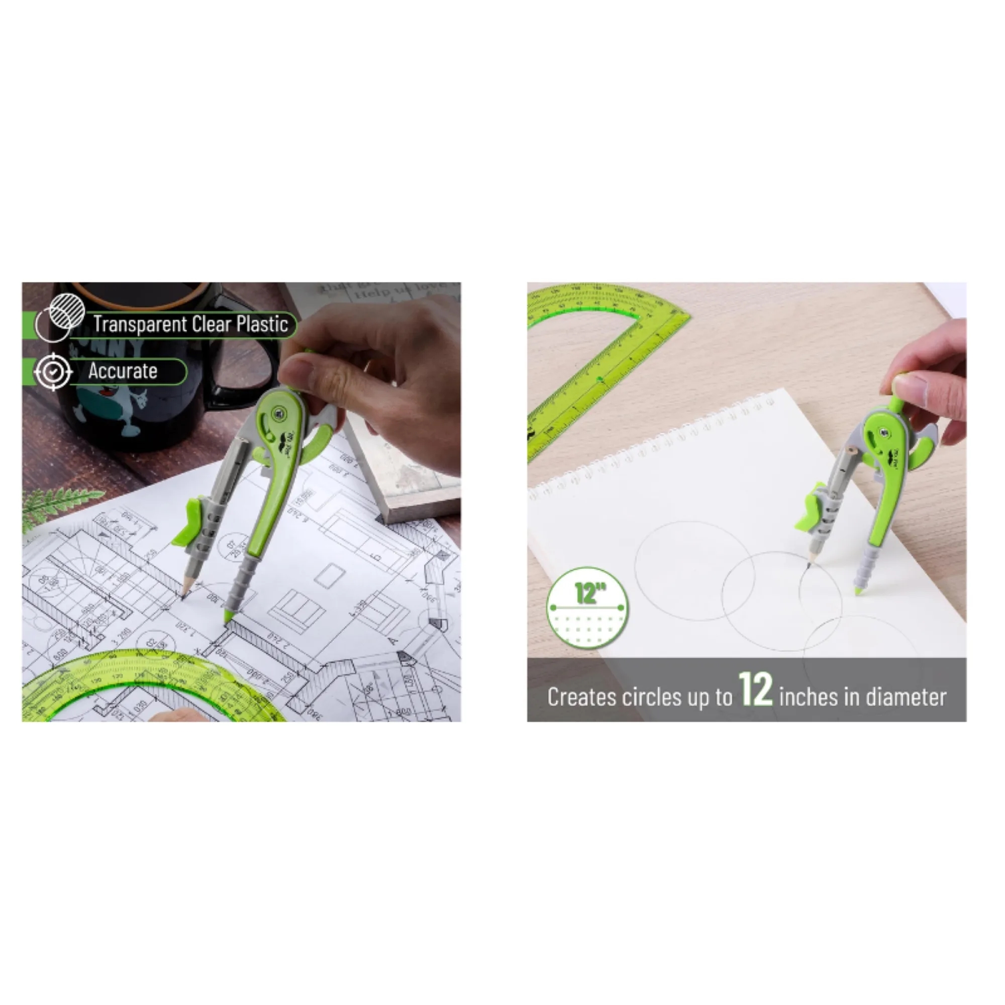 Plastic Drawing Compass 5