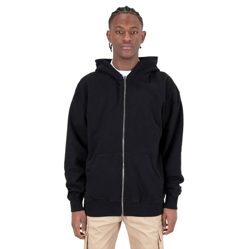 Shaka Wear Men's Garment Dye Double-Zip Hooded Sweatshirt, custom hoodie or sweatshirt with logo imprint 4