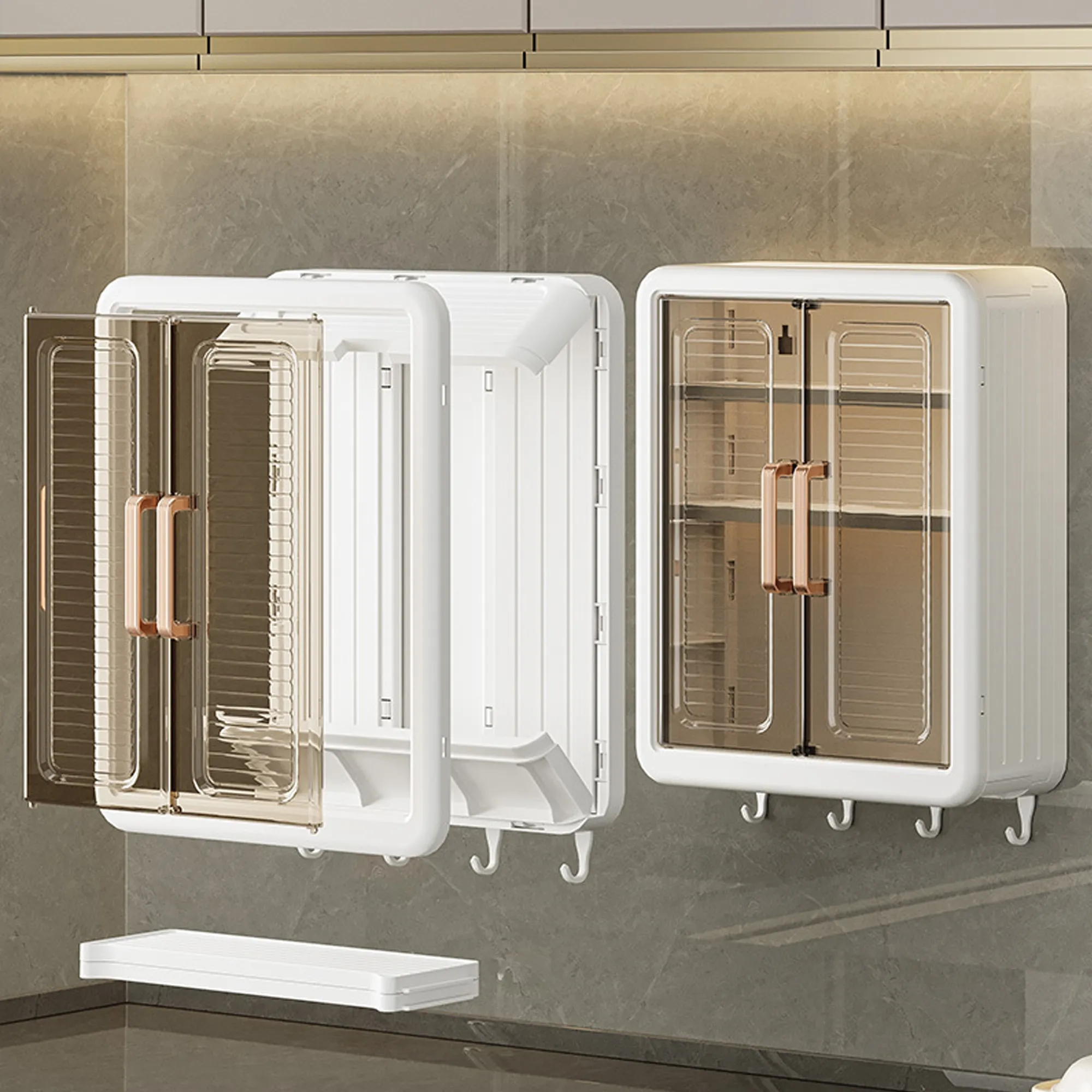 Kitchen Drill-Free Corner Storage Rack 6