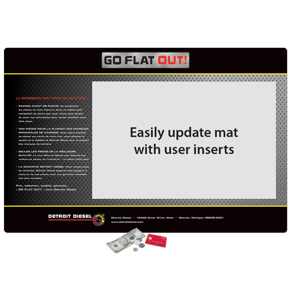 Frame-It Flex DuraTec Window Counter Mat-17"x26"x1/8"