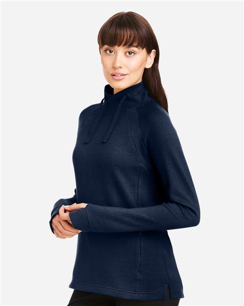 Women's Rhythm Waffle Cross-Neck Pullover - NE200W 10