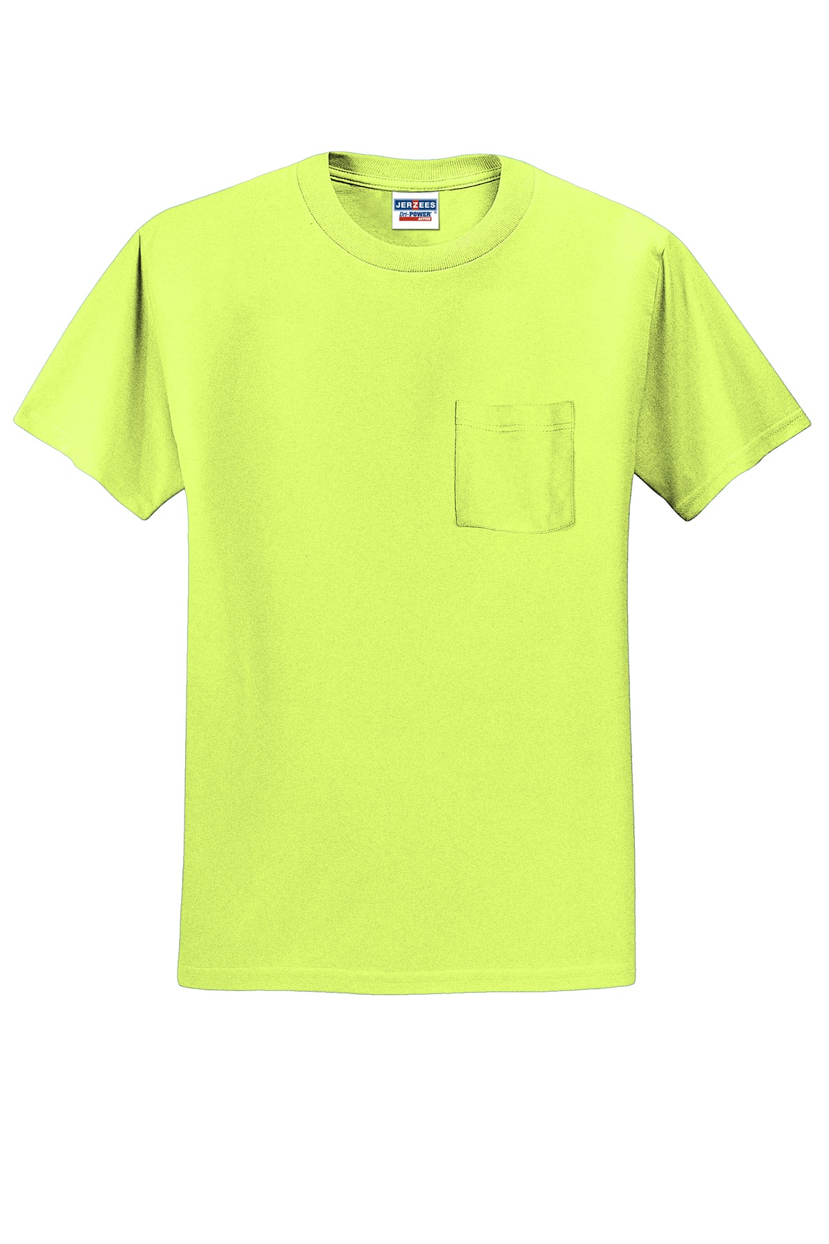 Jerzees - Dri-Power 50/50 Cotton/Poly Pocket T-Shirt. 29MP 37