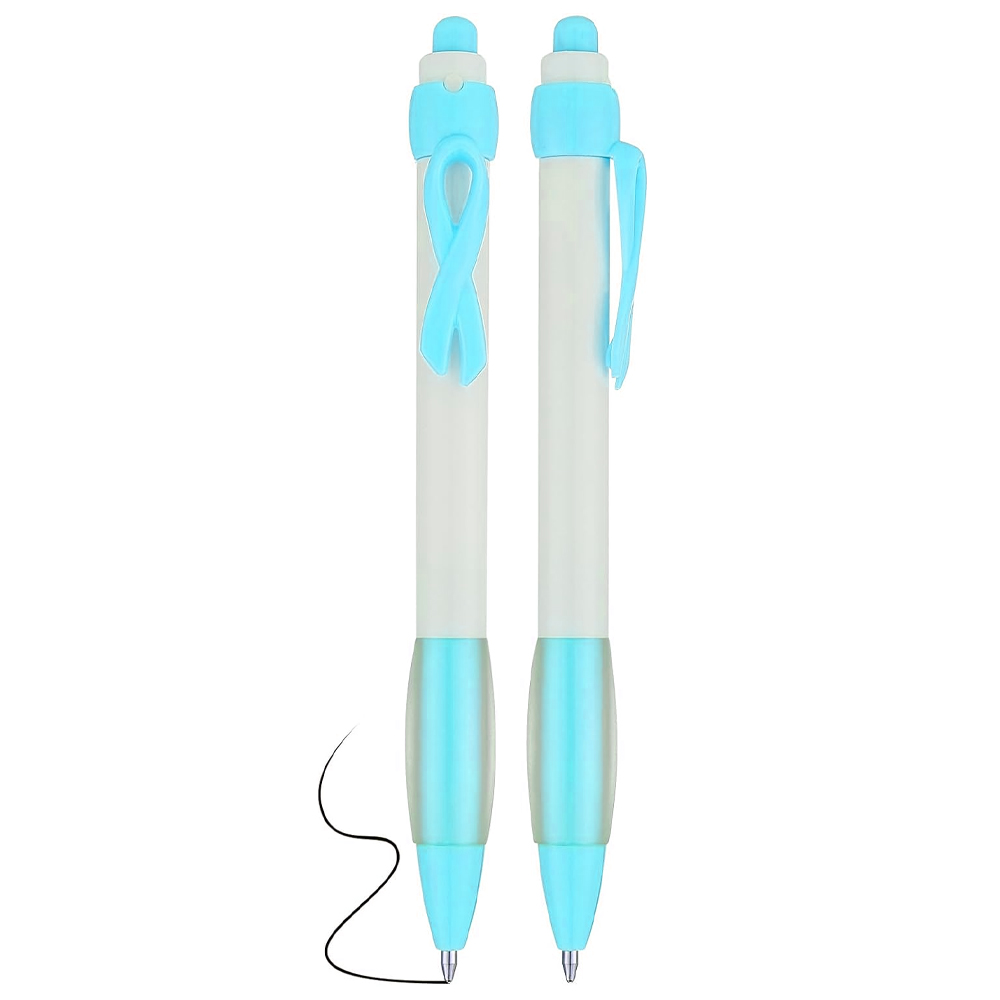 Breast Cancer Pen With Ribbon Clip Ball Pen 5