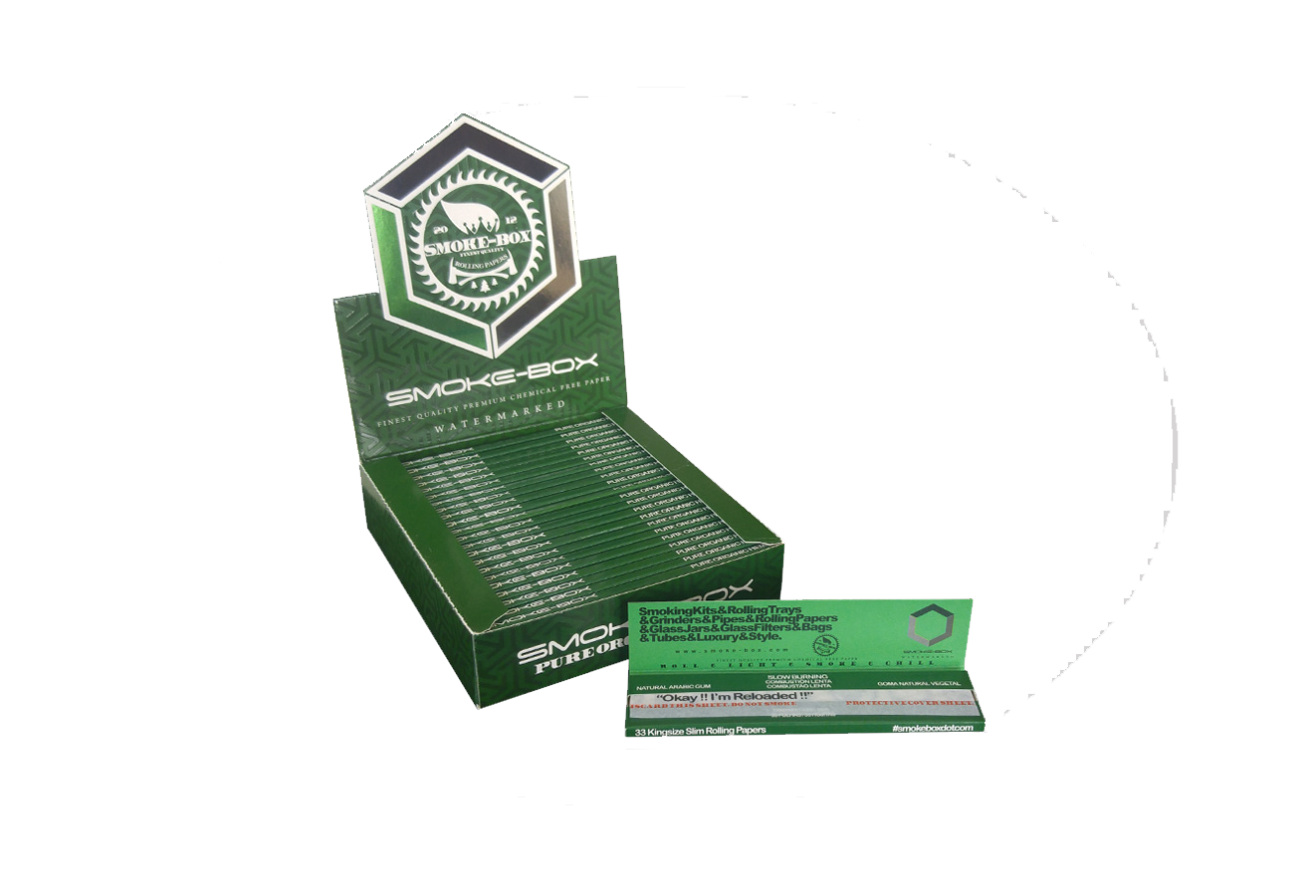 Hemp Rolling Papers 1 1/4" with Full Custom Booklets 1