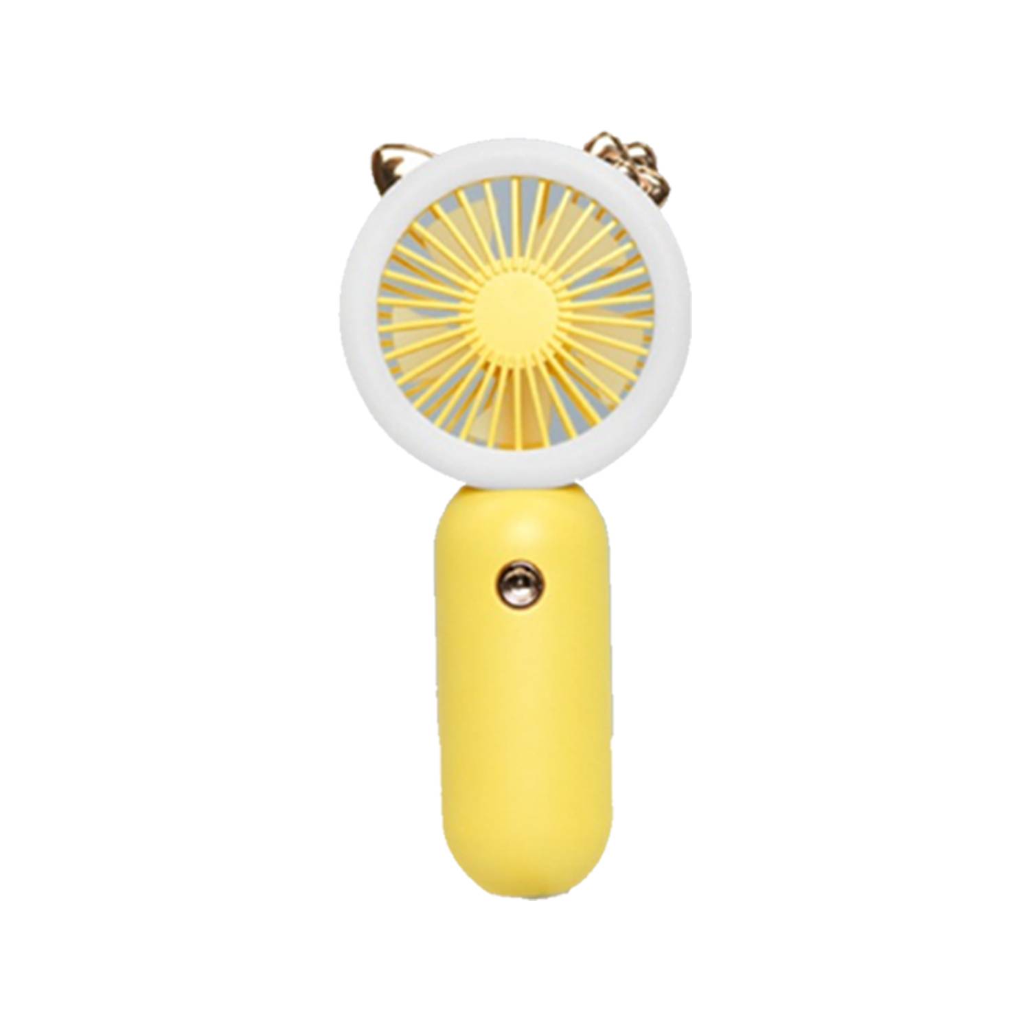 Portable USB Rechargeable Handheld Fan W/ LED Light 4