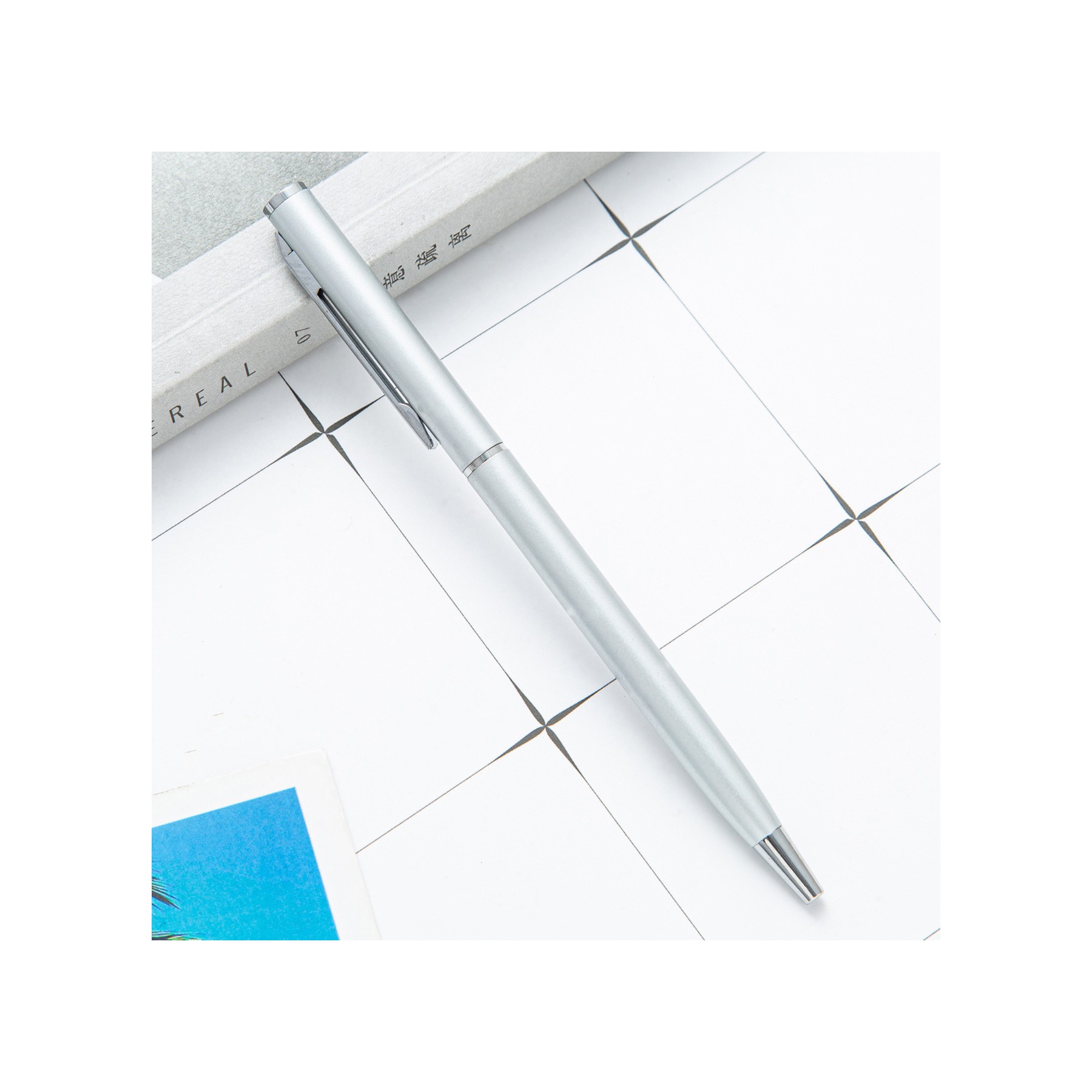 Metal Slim Twist Ballpoint Pen 8
