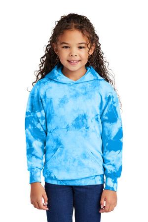 Port & Co Youth Crystal Tie-Dye Pullover Hoodie PC144Y 14