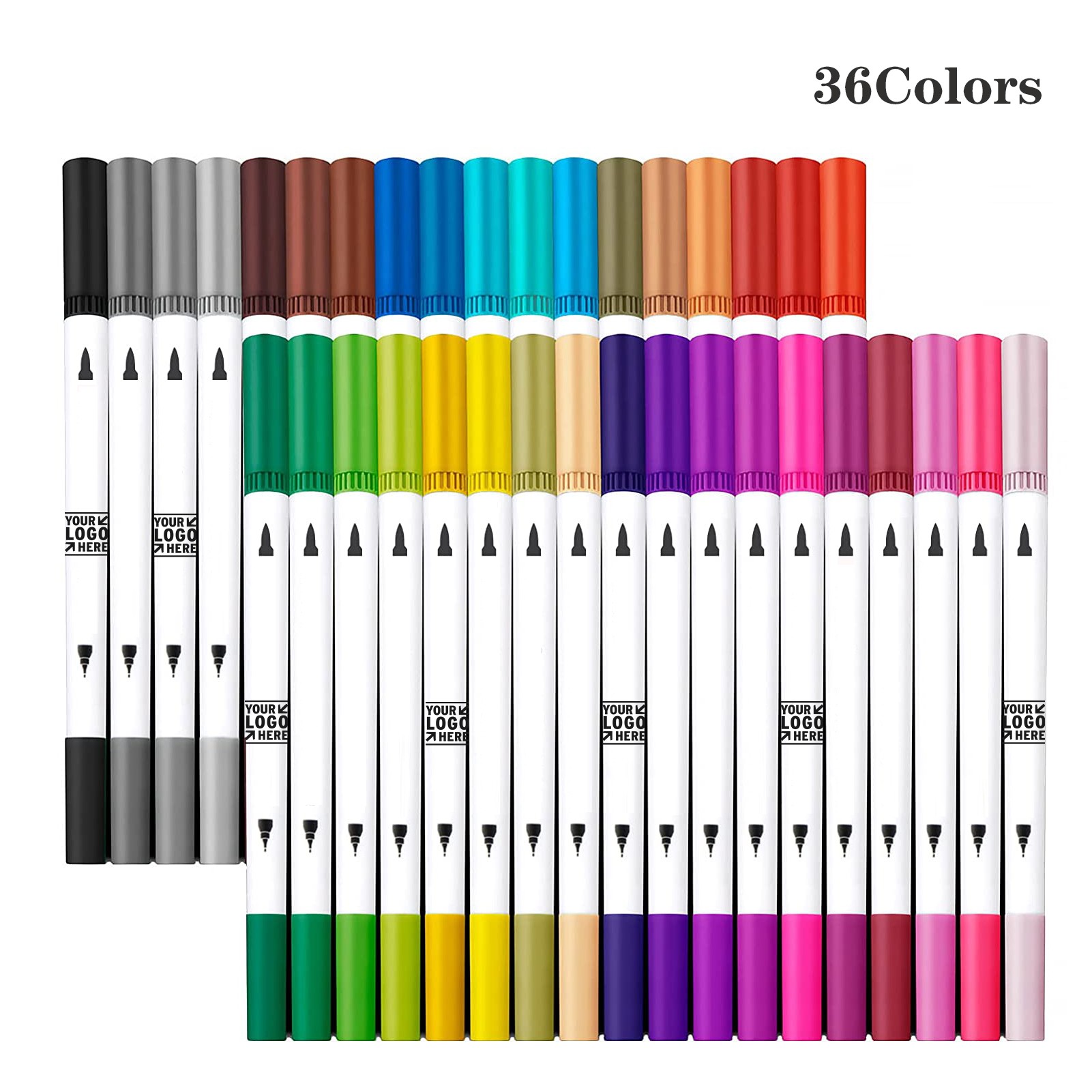 12 Pieces Black Fine Line Pen Four Piece Set 1