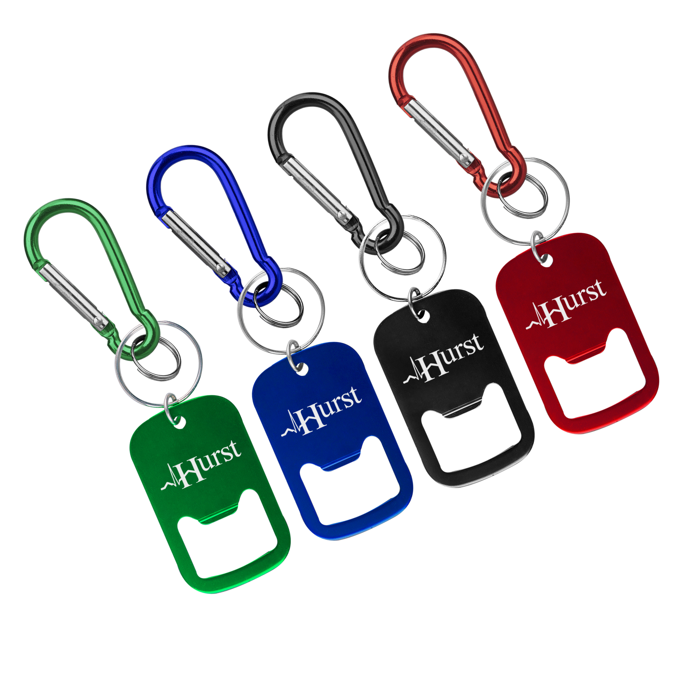 Meal Bottle Opener with Key Ring & Carabiner