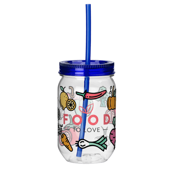 Fiesta Mason Jar Tumbler - 22 Oz. 7