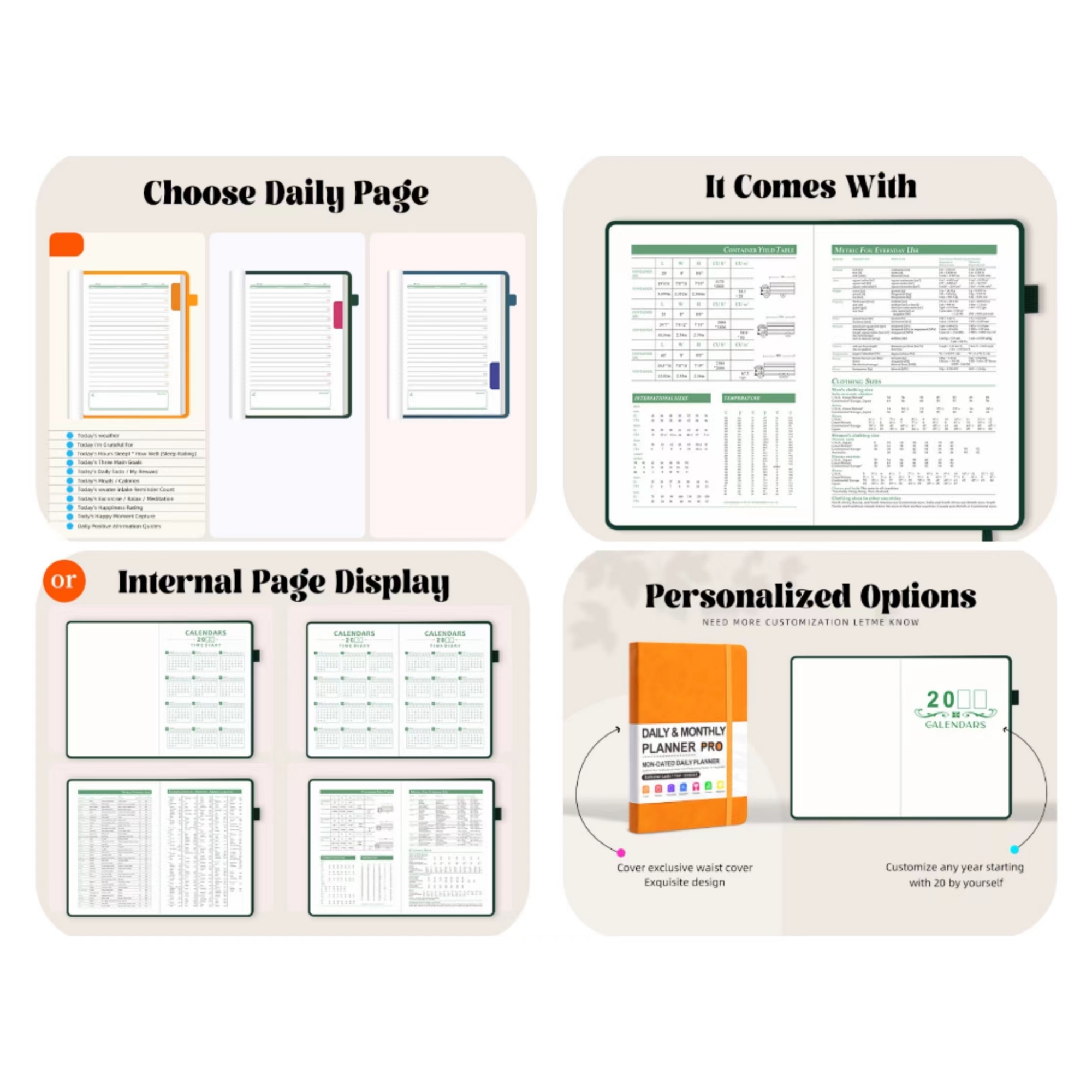 Daily And Monthly Planner 4