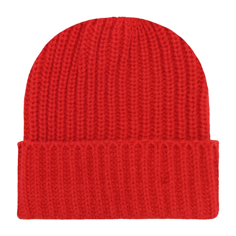 Chunky Ribbed Cuffed Beanie with Custom Logo - 100% Acrylic 23