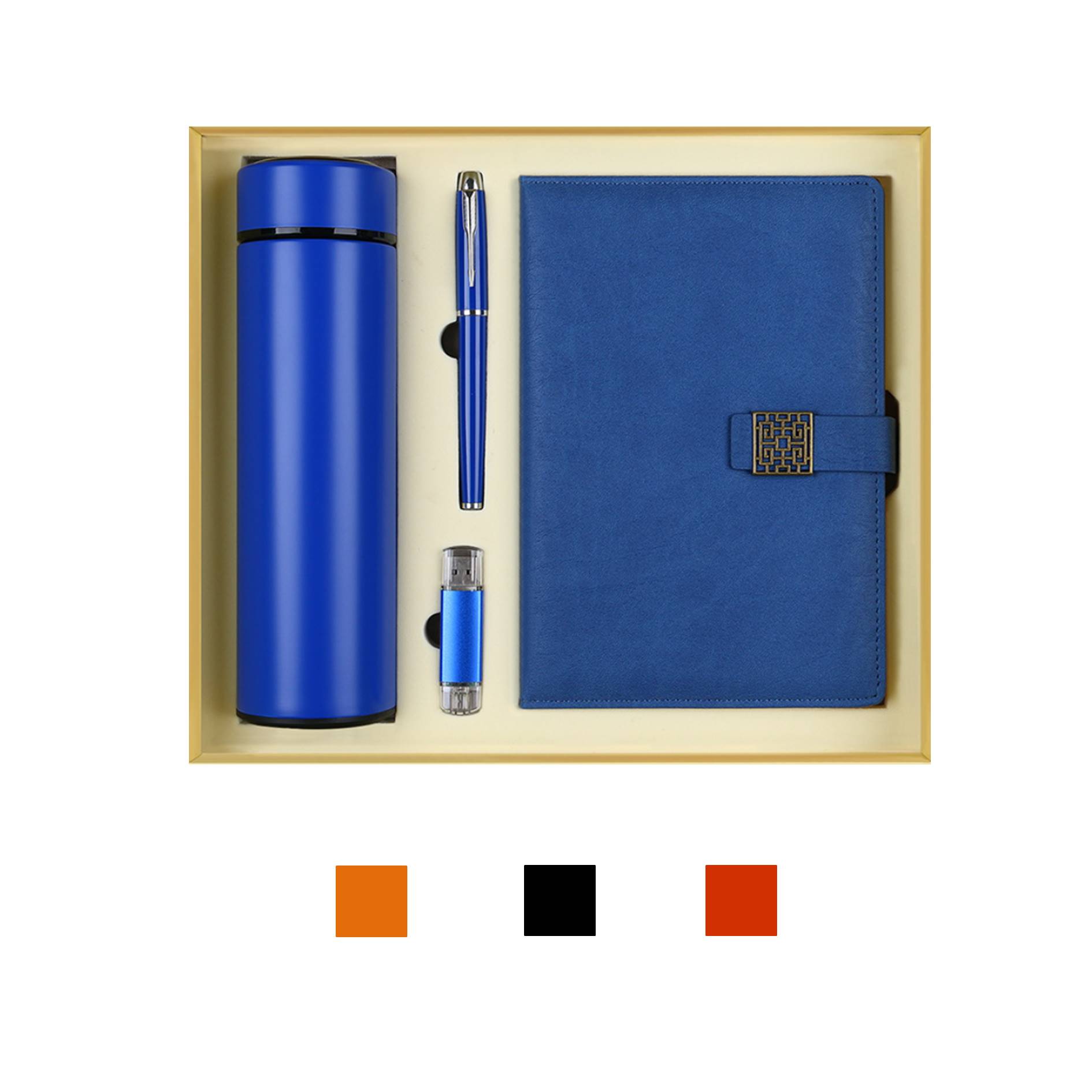 Tumbler And Journal Pen With Usb Drive Business Set Gift Box 2