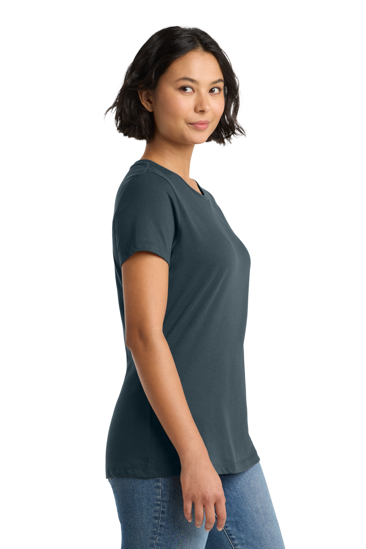 District Women's Perfect Weight Tee. DM104L 45