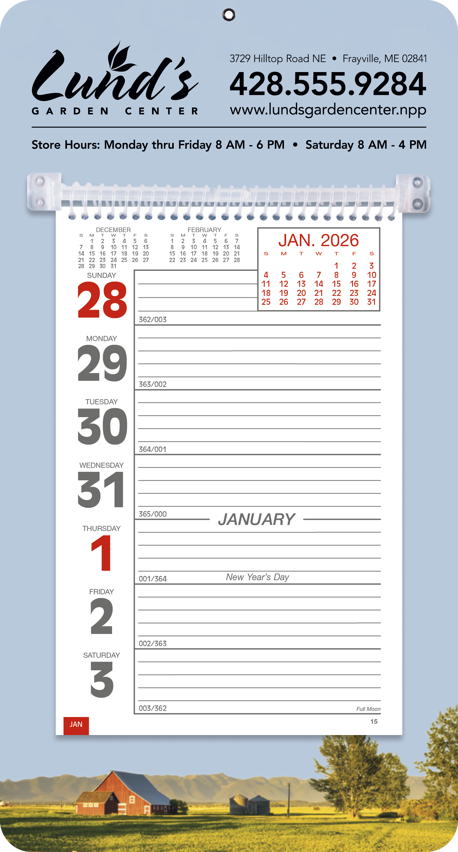 Triumph® Calendars Full-Color Weekly Memo Calendar 10
