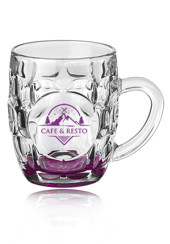 10 oz. ARC Britannia Glass Beer Mugs 5