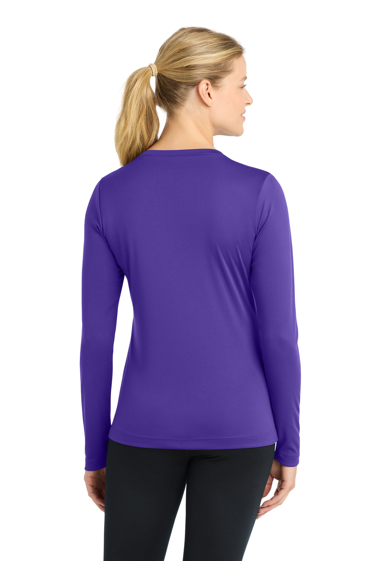 Sport-Tek Women's Long Sleeve PosiCharge Competitor V-Neck Tee. LST353LS 101