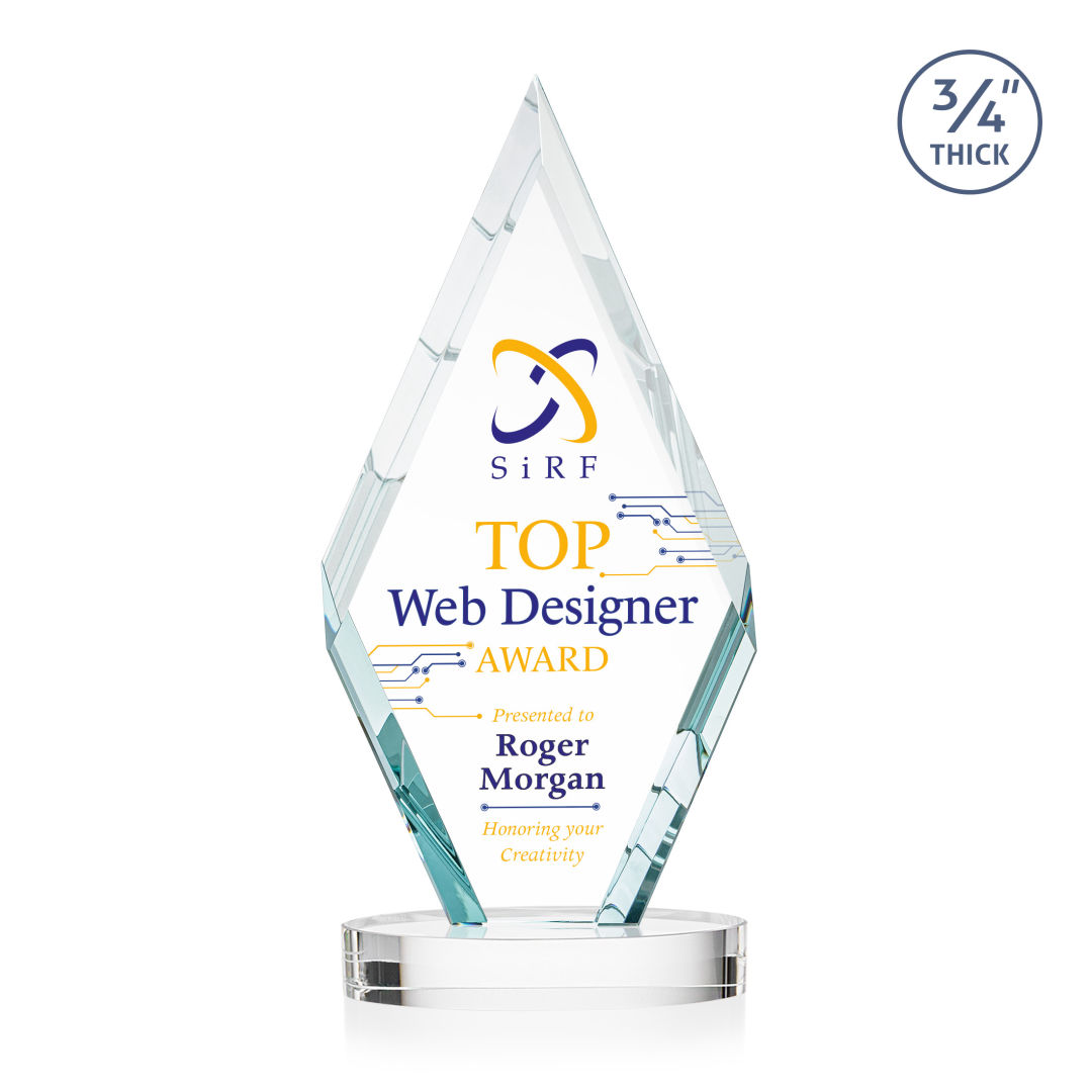 Richmond VividPrint™ Award on Alberton Base - Clear 12